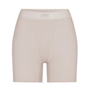 Skims Cotton Ribbed Shorts